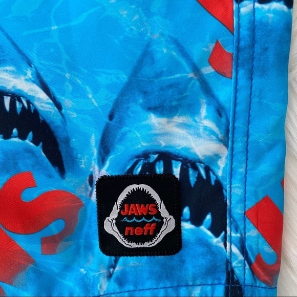NEFF JAWS HOT TUB SHORTS OCEAN SMALL - Picture 6 of 6
